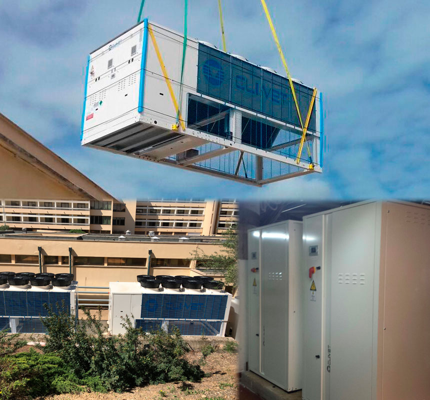 CLUB LIPARI air conditioning plant